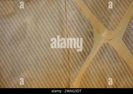 Paper airmail envelope inside design pattern vintage Stock Photo
