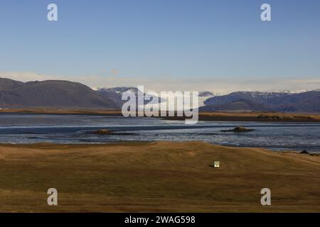 view of the south-east coast of Iceland, in the Austurland region Stock Photo