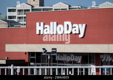 HalloDay Grocery Supermarket in Japan. Stock Photo
