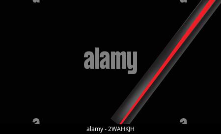 abstract red and black background. Stock Vector