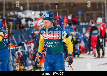 Oberhof, Deutschland. 04th Jan, 2024. Peppe Femling (SWE, Schweden), 04.01.2024, Oberhof (Deutschland), IBU World Cup Biathlon Oberhof 2024 Credit: dpa/Alamy Live News Stock Photo