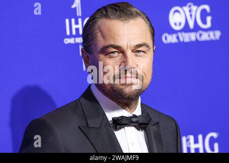 Palm Springs, United States. 04th Jan, 2024. PALM SPRINGS, RIVERSIDE COUNTY, CALIFORNIA, USA - JANUARY 04: Leonardo DiCaprio arrives at the 35th Annual Palm Springs International Film Festival Film Awards held at the Palm Springs Convention Center on January 4, 2024 in Palm Springs, Riverside County, California, United States. (Photo by Xavier Collin/Image Press Agency) Credit: Image Press Agency/Alamy Live News Stock Photo