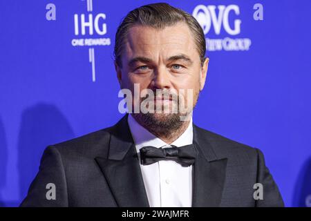 Palm Springs, United States. 04th Jan, 2024. PALM SPRINGS, RIVERSIDE COUNTY, CALIFORNIA, USA - JANUARY 04: Leonardo DiCaprio arrives at the 35th Annual Palm Springs International Film Festival Film Awards held at the Palm Springs Convention Center on January 4, 2024 in Palm Springs, Riverside County, California, United States. (Photo by Xavier Collin/Image Press Agency) Credit: Image Press Agency/Alamy Live News Stock Photo