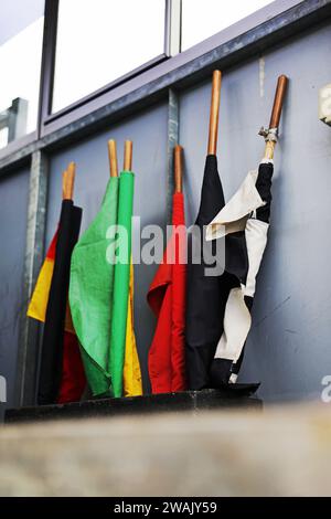 Motorsport Racing Flags Stock Photo