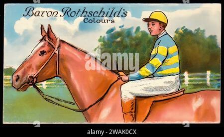 A Baron - Vintage British Cigarette Card - Victorian Era Stock Photo ...