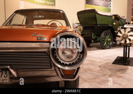 1963 Chrysler Turbine car on display at The Henry Ford Museum of American Innovation Stock Photo