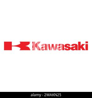 Kawasaki logo Vector | Automobile brand Stock Vector