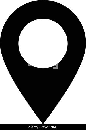 computer track route pointer gps map and navigation vector illustration ...