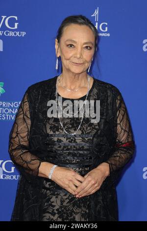 Tantoo Cardinal attends the 35th Annual Palm Springs International Film Awards at Palm Springs Convention Center on January 04, 2024 in Palm Springs, California. Photo: CraSH/imageSPACE Stock Photo
