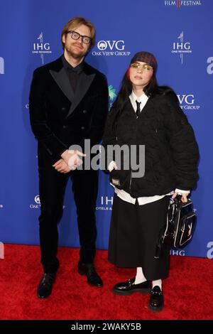 Finneas O'Connell and Billie Eilish attends the 35th Annual Palm Springs International Film Awards at Palm Springs Convention Center on January 04, 2024 in Palm Springs, California. Photo: CraSH/imageSPACE Stock Photo
