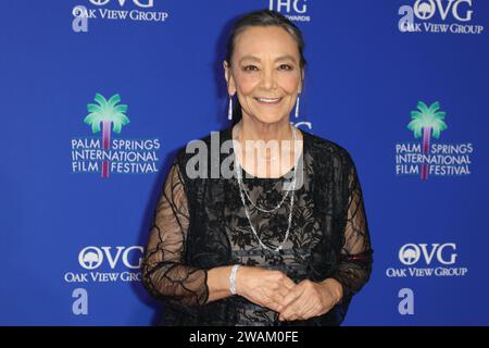 Tantoo Cardinal attends the 35th Annual Palm Springs International Film Awards at Palm Springs Convention Center on January 04, 2024 in Palm Springs, California. Photo: CraSH/imageSPACE/Sipa USA Credit: Sipa USA/Alamy Live News Stock Photo