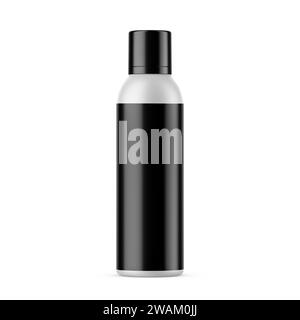 Matte Cosmetic Bottle Mockup Isolated on Background 3D Rendering Stock Photo