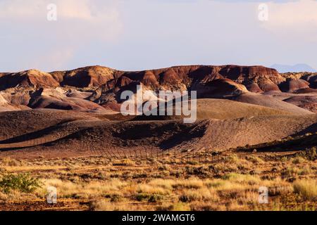Painted Desert in Northern Arizona, United States, along US 89. Stock Photo