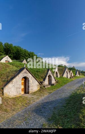 Gombos-hegyi pincesor in Hercegkut, UNESCO site, Great Plain, North Hungary Stock Photo
