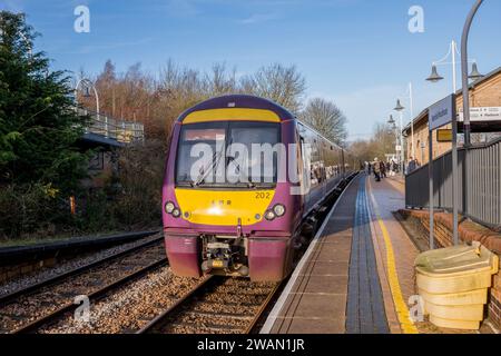 East Midlands railway regional type British Rail Class 170 Turbostar ...