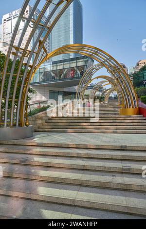 SHENZHEN, CHINA - NOVEMBER 21, 2019: Shenzhen urban landscape. Stock Photo