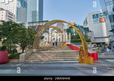 SHENZHEN, CHINA - NOVEMBER 21, 2019: Shenzhen urban landscape. Stock Photo