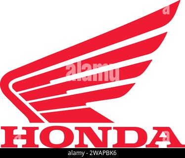 Honda logo in vector | Manufacturer of Automobiles, Honda Bike Stock Vector