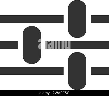 Setting icon level vector | Gear setting Stock Vector