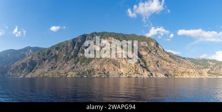 A picture of the landscape on the south coast of Crete. Stock Photo