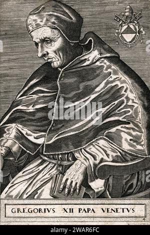 Pope Gregory I illustration Stock Photo - Alamy