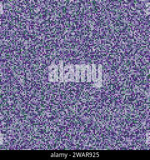 Seamless background pattern. Gradiented circles in multiple colors. Muted purple, soft lavender, deep blue, pale mauve. Radiant vector illustration. Stock Vector