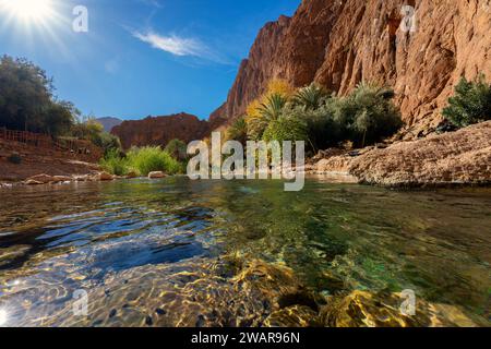 Todra gorges in Moroco, Africa Stock Photo