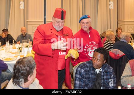 Milano, Italy. 06th Jan, 2024. Hotel Principe di Savoia di Milano, Milano, Italy, January 06, 2024, Eta beta i during LA BEFANA DEL CLOCHARD CON I CITY ANGELS - News Credit: Live Media Publishing Group/Alamy Live News Stock Photo