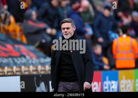 The University of Bradford Stadium, Bradford, England - 6th January 2024 Graham Alexander Manager of Bradford City - during the game Bradford City v Crawley Town, Sky Bet League Two,  2023/24, The University of Bradford Stadium, Bradford, England - 6th January 2024 Credit: Mathew Marsden/WhiteRosePhotos/Alamy Live News Stock Photo