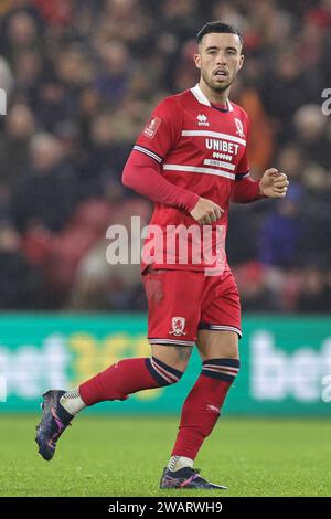 Sam Greenwood of Middlesbrough during the Emirates FA Cup Third Round ...