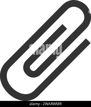 Attachment sign in vector | Attachment file | Clip sign Stock Vector
