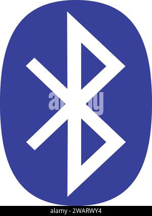 Bluetooth sign | Bluetooth logo, Bluetooth technology icon Stock Vector