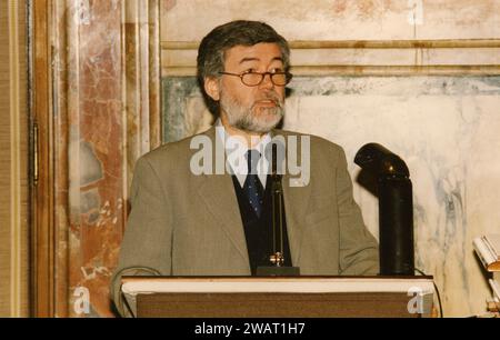 Italian CGIL trade unionist and politician Sergio Cofferati, Italy 1990s Stock Photo