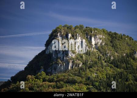 Views of La Rocca di Garda, Italy Stock Photo
