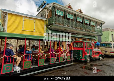 ROSEAU, DOMINICA- December 5, 2023: Dominica is an island country in the West Indies. The Island's economy is still recovering from the Covid lockdown Stock Photo