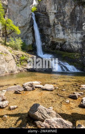 Hhorrillo del Salto Waterfall, El Chalten, Patagonia Stock Photo