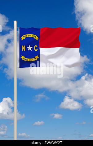 The flag of North Carolina, Studio Stock Photo - Alamy