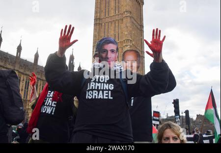 London, UK. 6 January 2024. Pro-Palestine Protesters March To Demand A ...