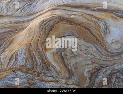 Sandstone rock formation patterns Stock Photo