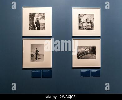 another America (30s and 40s). Photo exhibition  of American photographer Dorothea Lange. Civic Museum of Bassano del grappa, Italy,December 16, 2023 Stock Photo