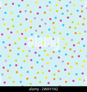 Celebration Colorful Confetti, Seamless pattern Stock Vector