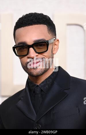 Noah J. Ricketts at the 81st Golden Globe Awards held at the Beverly ...