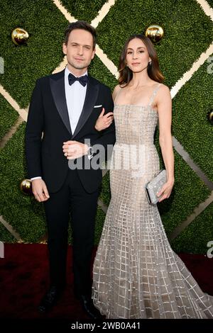 Troian Bellisario At The 81st Golden Globe Awards Held At The Beverly ...