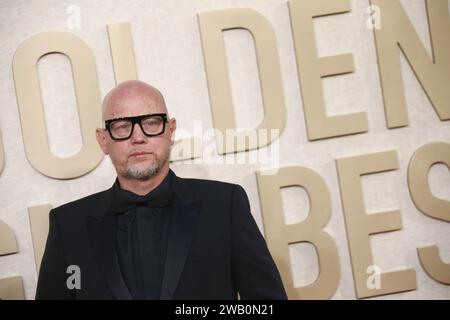 Justin K. Thompson at the 81st Golden Globe Awards held at the Beverly Hilton Hotel on January 7, 2024 in Beverly Hills, California. Stock Photo