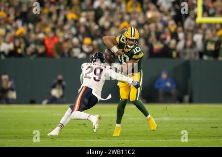 Chicago Bears Cornerback Tyrique Stevenson (29) And Safety Jaquan ...