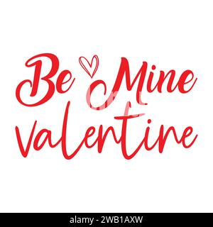 Valentines Day Typography T-Shirt Design Stock Vector