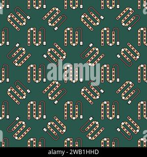 Grow Light LED Strip vector concept colored seamless pattern or background Stock Vector