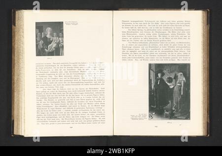Reproduction of portrait of Giovanni Arnolfini and his wife by Jan van Eyck, Franz Hanfstaengl, after Jan van Eyck, c. 1898 - in Or Before 1903 photomechanical print  National GalleryMünchen paper  historical persons. historical persons - BB - woman. marriage, married couple, 'matrimonium' Stock Photo