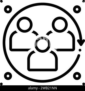 Icon for humanities,humankind Stock Vector