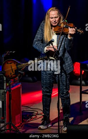 Cottbus, Germany. 05th Jan, 2024. Uwe Hassbecker, musician of the band Silly, will be on stage with the program 'Maschine intim - Lieder für Generationen'. Credit: Frank Hammerschmidt/dpa/Alamy Live News Stock Photo